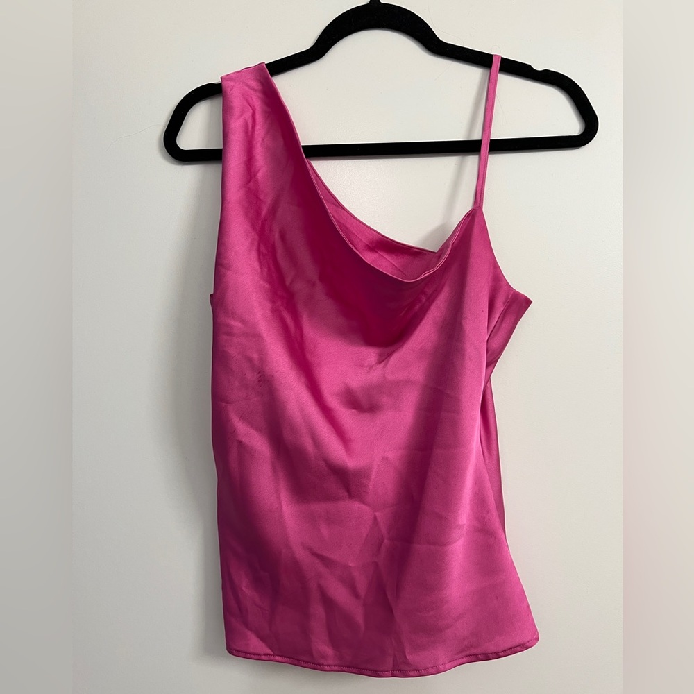 nasty gal asymmetrical cowl neck top